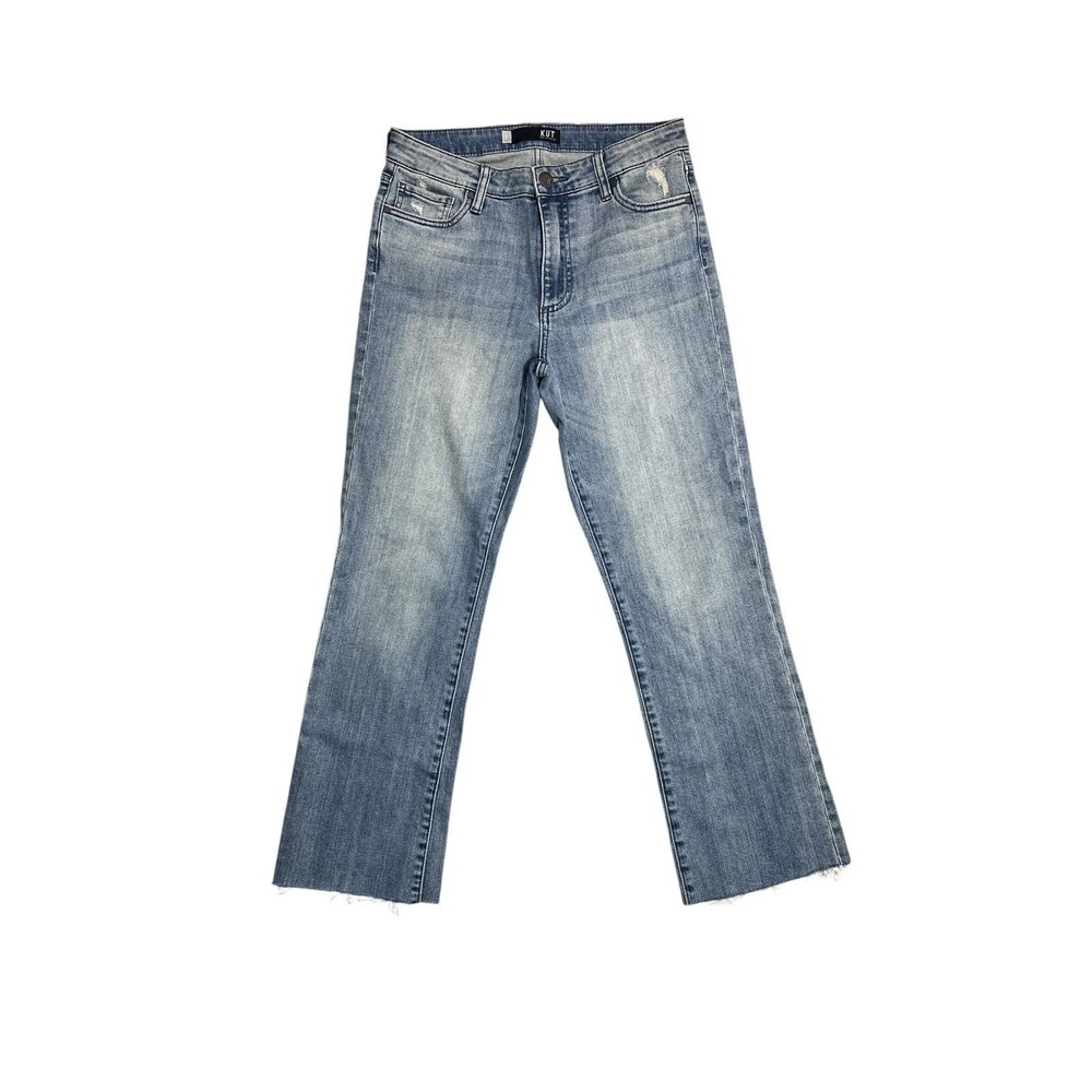 KUT From The Kloth Kelsey High Rise Ankle Flare Jeans Size 2